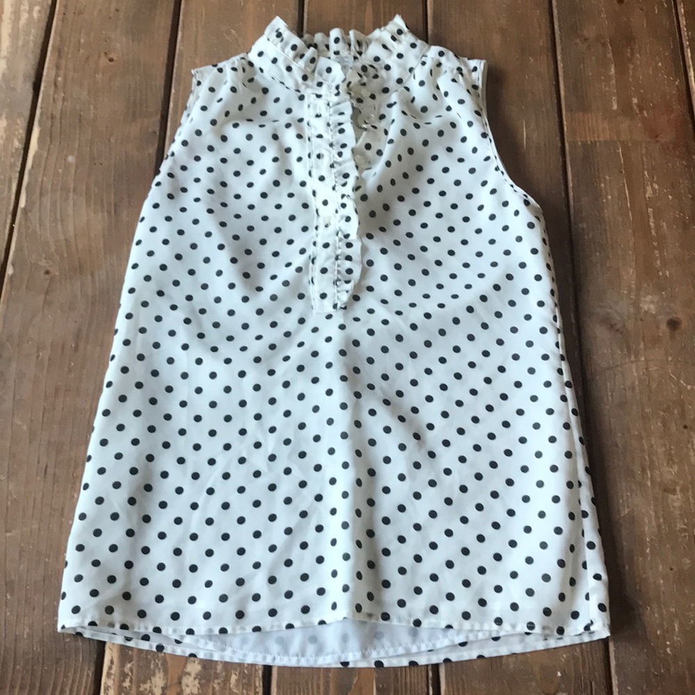 Polka dot Jcrew Top
